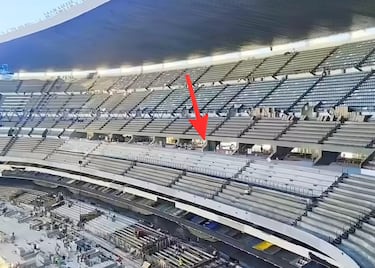 Las imágenes que demuestran el avance de las obras en el Estadio Azteca