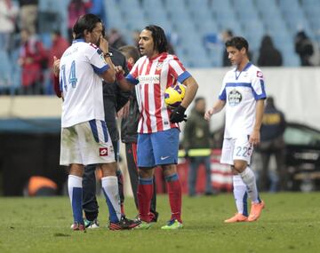 Falcao fulmina al Deportivo de la Coruña marcando cinco de los seis que el Atlético de Madrid marcó al Deportivo de la Coruña el 9 de diciembre de 2012.