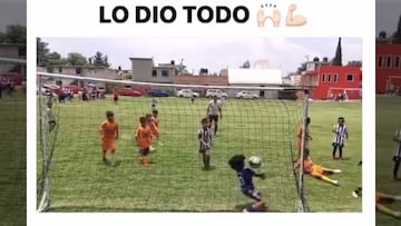 Las cuatro atajadas virales de este niño son alucinantes en un juego de futbol