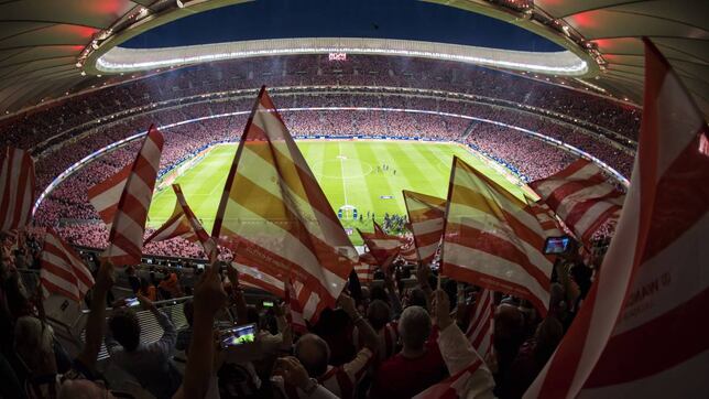 Llenazo en el Metropolitano, mosaico con 70.000 cartulinas e irán 300 seguidores del Madrid