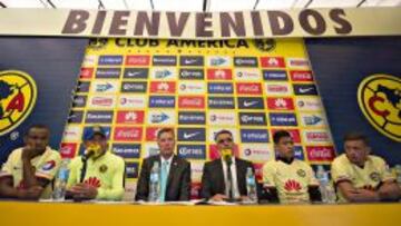 La conferencia de prensa con los refuerzos de las &Aacute;guilas del Am&eacute;rica.