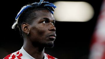 Pogba fue suplente esta semana en el encuentro entre el United y la Atalanta.