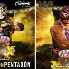 Resultados Triplemanía XXX Tijuana: Pentagón Jr. y Villano IV defenderán sus máscaras en la Cuidad de México