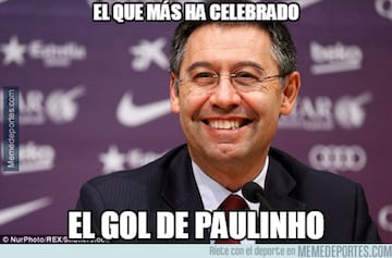 Paulinho protagonista de los memes del Getafe-Barcelona