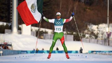 German Madrazo, primer mexicano en competir en esquí de fondo en unas olimpiadas (Pyeongchang 2018)