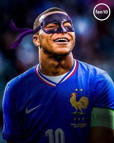 La máscara de Mbappé, lo más viral entre los memes de la EURO