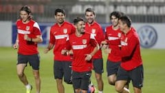 Los internacionales del Atlético ya están a las órdenes del Cholo