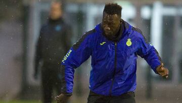 Felipe Caicedo, tras jugar 45 minutos ante el Leganés, apunta a titular esta noche.