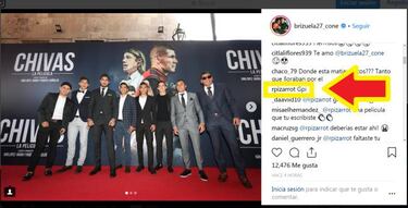 Rodolfo Pizarro y su respuesta a la premier de la película de Chivas