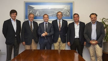 Juan Antonio Uguet de Resayre Alierta, Luis Blasco, Christian Lapetra, Fernando S&aacute;inz de Varanda Alierta, Juan Forc&eacute;n y Fernando de Yarza L&oacute;pez-Medrazo.