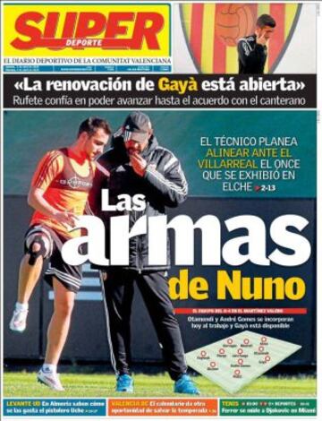 Portadas de la prensa deportiva