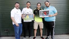 La peña de Costa Rica vino a disfrutar con Keylor Navas