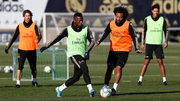Marcelo y Lucas hacen parte del entrenamiento con el grupo