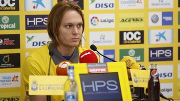 Halilovic, jugador de Las Palmas. 