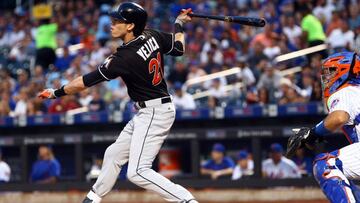 El precioso swing de Christian Yelich fue protagonista en la serie que enfrent&oacute; a sus Marlins contra los Mets.