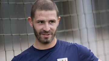 Yeray, en la sesión de Lezama