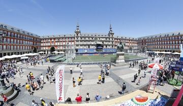 Ambiente de Champions en las calles de Madrid