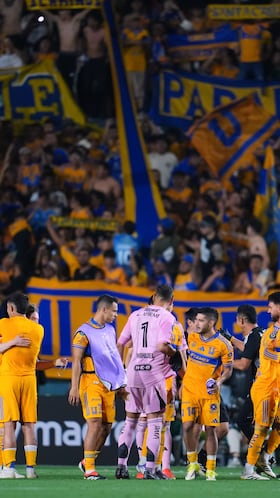 Players of Tigres during the round of 16 second leg match between Tigres UANL and FC Cincinnati as part of the CONCACAF Champions Cup 2026, at Universitario Stadium, on March 19, 2026 in Monterrey, Nuevo Leon, Mexico.