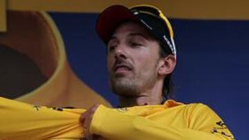 <b>OTRA VEZ. </b>En cinco años distintos se ha vestido de líder Cancellara.