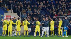 El Villarreal hizo el pasillo al Real Madrid por el Mundial de Clubes.