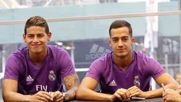 James y Lucas Vázquez.