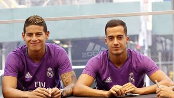 James y Lucas V&aacute;zquez.