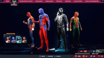 Trajes de Marvel's Spider-Man 2