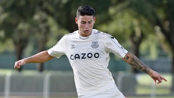 Rafa Benítez, técnico español del Everton, habló previo al duelo ante Millonarios y se refirió a James Rodríguez, asegurando que tiene mucha calidad.