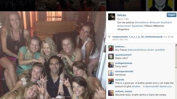 Falcao, bien rodeado en Navidad