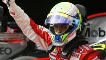 <b>FELIZ.</b> El piloto brasileño espera repetir el mismo resultado de la clasificación y ganar la carrera.