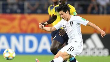 Kang-in Lee con Corea en el Mundial Sub'20.