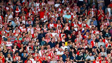 Aficionados del Southampton. 