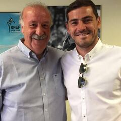 Del Bosque: "Casillas se ha ganado todo este cariño con su comportamiento"