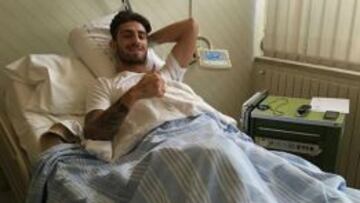 Piccini, en el hospital.