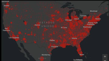 Estados Unidos report&oacute; 2,448 fallecimientos en las &uacute;ltimas horas, con lo que ya super&oacute; las 75,000 muertes en el pa&iacute;s, adem&aacute;s de sumar m&aacute;s de 1,200,000 contagios.