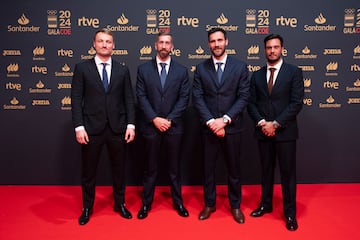 Pirag¨¹ismo, K4-500 espa?ol. Los pirag¨¹istas Marcus Cooper, Carlos Ar¨¦valo, Sa¨²l Craviotto y Rodrigo Germade.