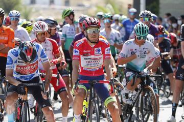 13ª etapa de la ronda española de 203 Km que ha transcurrido entre las localidades de Belmez y Villanueva de la Serena. En la foto, Odd Christian Eiking, líder de La Vuelta. 

