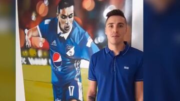 Henry Rojas y su mural por la estrella 15