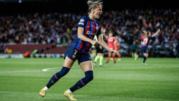 SANT JOAN DESPI, SPAIN - NOVEMBER 24: Crnogorcevic during the UEFA Women's Champions League group D match between FC Barcelona and FC Bayern M nchen at Ciutat Esportiva Joan Gamper on November 24, 2022 in Sant Joan Despi, Spain. (Photo by Xavi Bonilla/DeFodi Images via Getty Images)