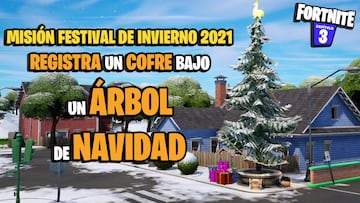 ¿Dónde están los árboles de Navidad en Fortnite?