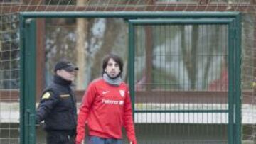 Beñat en un entrenamiento