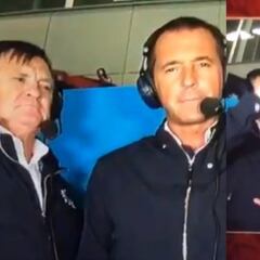 La reacción de Camacho al entrar en el programa 'Ahora... al Mundial'