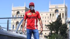 Carlos Sainz (Ferrari). Bak&uacute;, Azerbaiy&aacute;n, F1 2021.