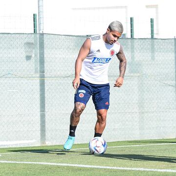 Último entrenamiento de la Selección Colombia antes del amistoso contra Arabia Saudita. Héctor Cárdenas será el DT encargado de la Tricolor.