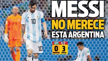 Protección a Messi en la prensa de Barcelona