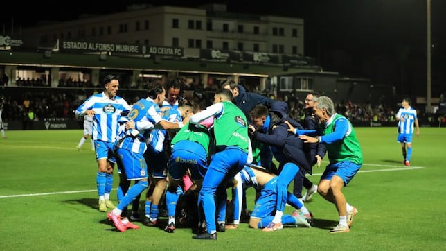Un golazo de Altimira pone en órbita al Deportivo y chafa al Ceuta