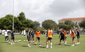 Sergio Ramos, Lucas Vázquez, Marcos Asensio, Isco, Nacho, Carvajal, Theo, Kroos y Borja Mayoral.