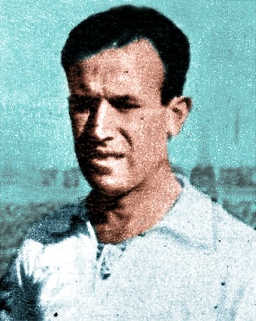 Played for Real Madrid in the 1948/49 season. Ten year earlier, in 1938 he played for Boca Juniors