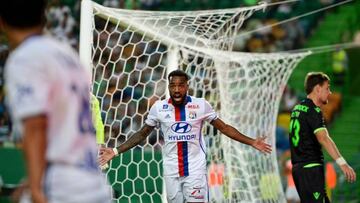 El delantero del Olympique de Lyon, Alexandre Lacazette.