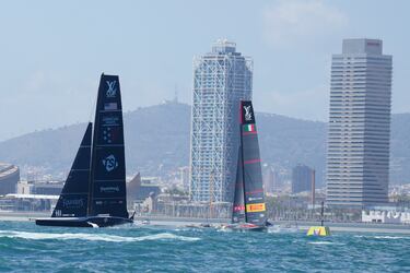 Decididas las semifinales: Ineos Britannia-Alinghi; Luna Rossa-American Magic